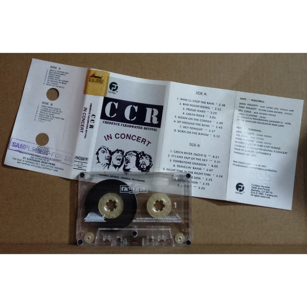 CREDENCE CLEARANCE REVIVAL - ในคอนเสิร์ต - เทปคาสเซ็ต