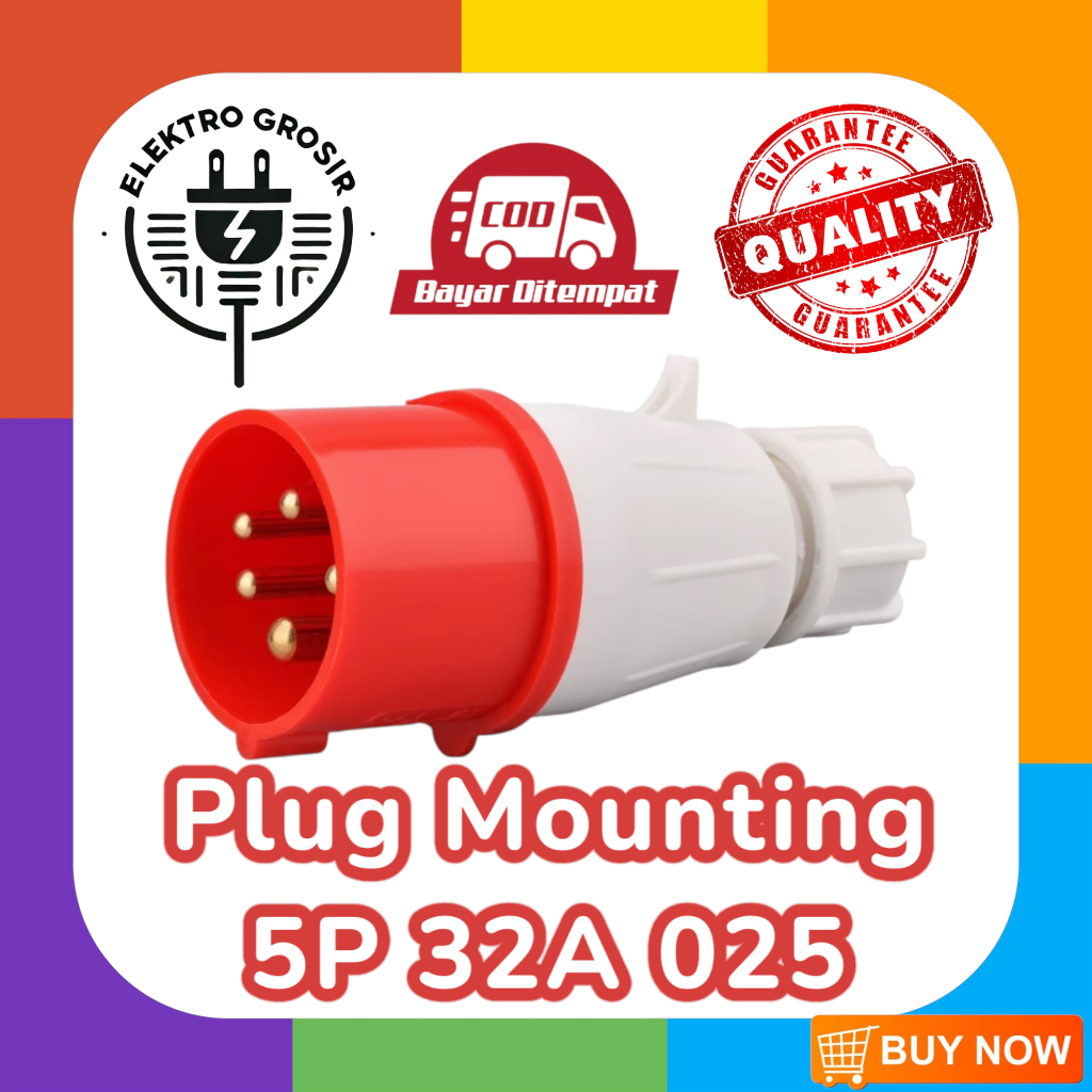INDUSTRAIAL PLUG TYPE 025 INDUSTRAIAL PLUG 5P 16A/32A