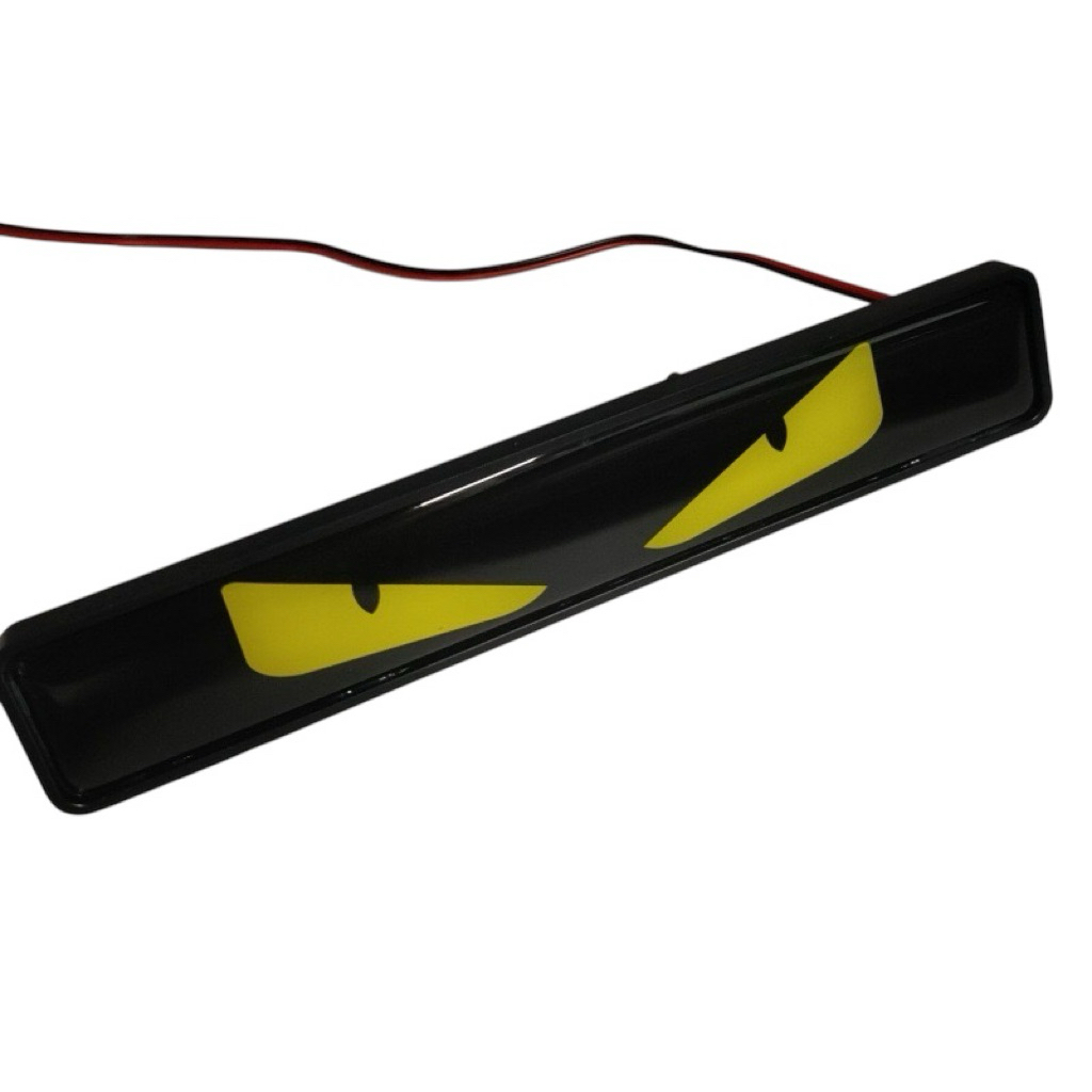 MATA Universal Fend Eyes Devil Eyes Car Grille ไฟ LED