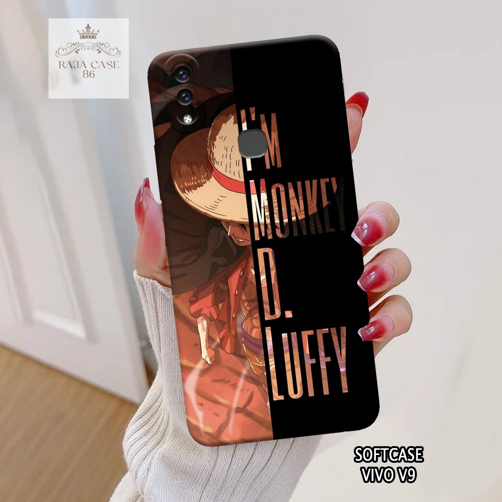 เคส HP Vivo V9 - Rajacase - เคส Vivo V9 - เคส One Piece Motif - ฟิล์มกันรอยมือถือ - Vivo V9 - Vivo V