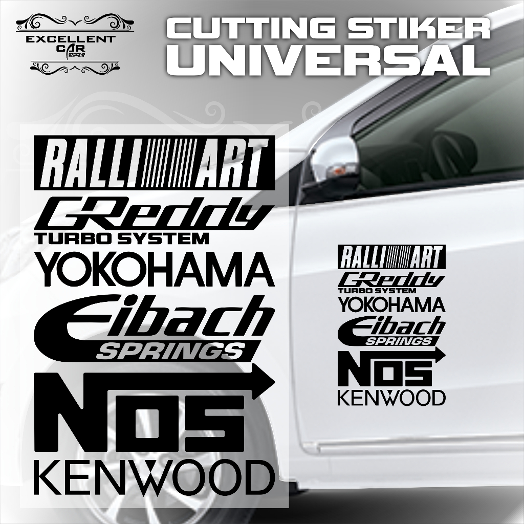สติ๊กเกอร์ตัด - สติ๊กเกอร์ตัด - สติ๊กเกอร์ตัดอุปกรณ์รถยนต์ Lis Strip Door Body Variations Sponsor Ra