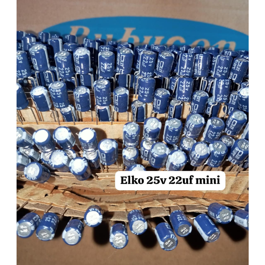Elko 25v 22uf Elco 22uf 25v มินิดั้งเดิม