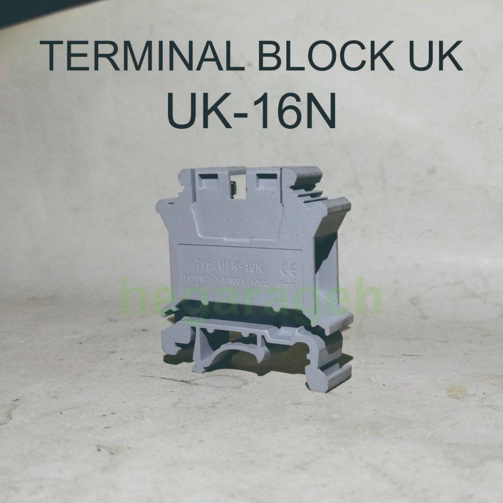 Terminal Block Modular UK-16N 800V Terminal Block Din Rail UIK16N