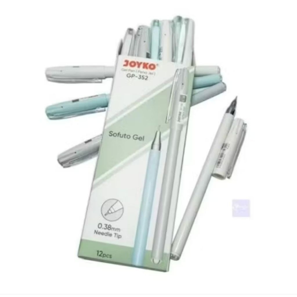 ชิ้น] JOYKO GP-352 SOFUTO GEL 0.38 MM PEN / BALLPOINT / BALLPIN / PEN / LIQUID PEN