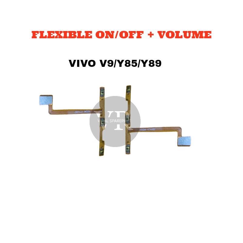 TOMBOL บนปุ่มปิด / FLEXIBLE ON OFF และ VOLUME VIVO V9 / Y85 / Y89
