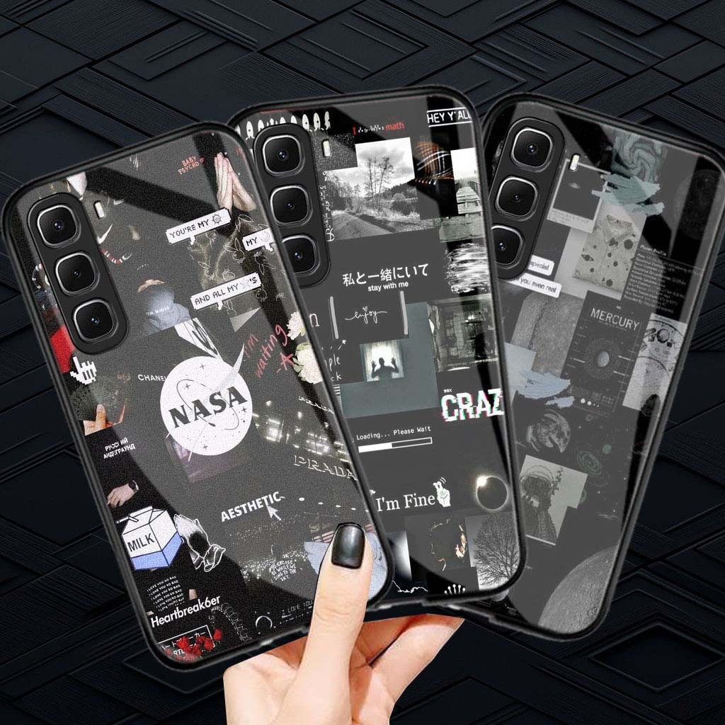 เคส Infinix Hot 60i Glass Softcase 2025 - เคส Infinix Hot 60i - เคส Infinix Hot 60i HP - เคส Infinix