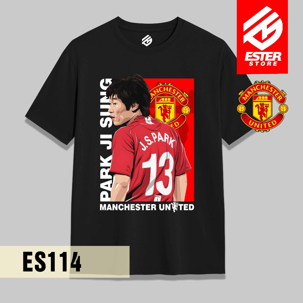 Esterstore.id ES114 – เสื้อยืด Park Ji Sung แมนเชสเตอร์ ยูไนเต็ด