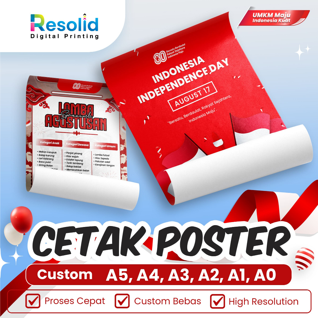 โปสเตอร์พิมพ์ INDEPENDENCE / HIGH RESOLUTION PHOTOS SIZES A0, A1, A2 & CUSTOM SIZE | พิมพ์ SHARP DET