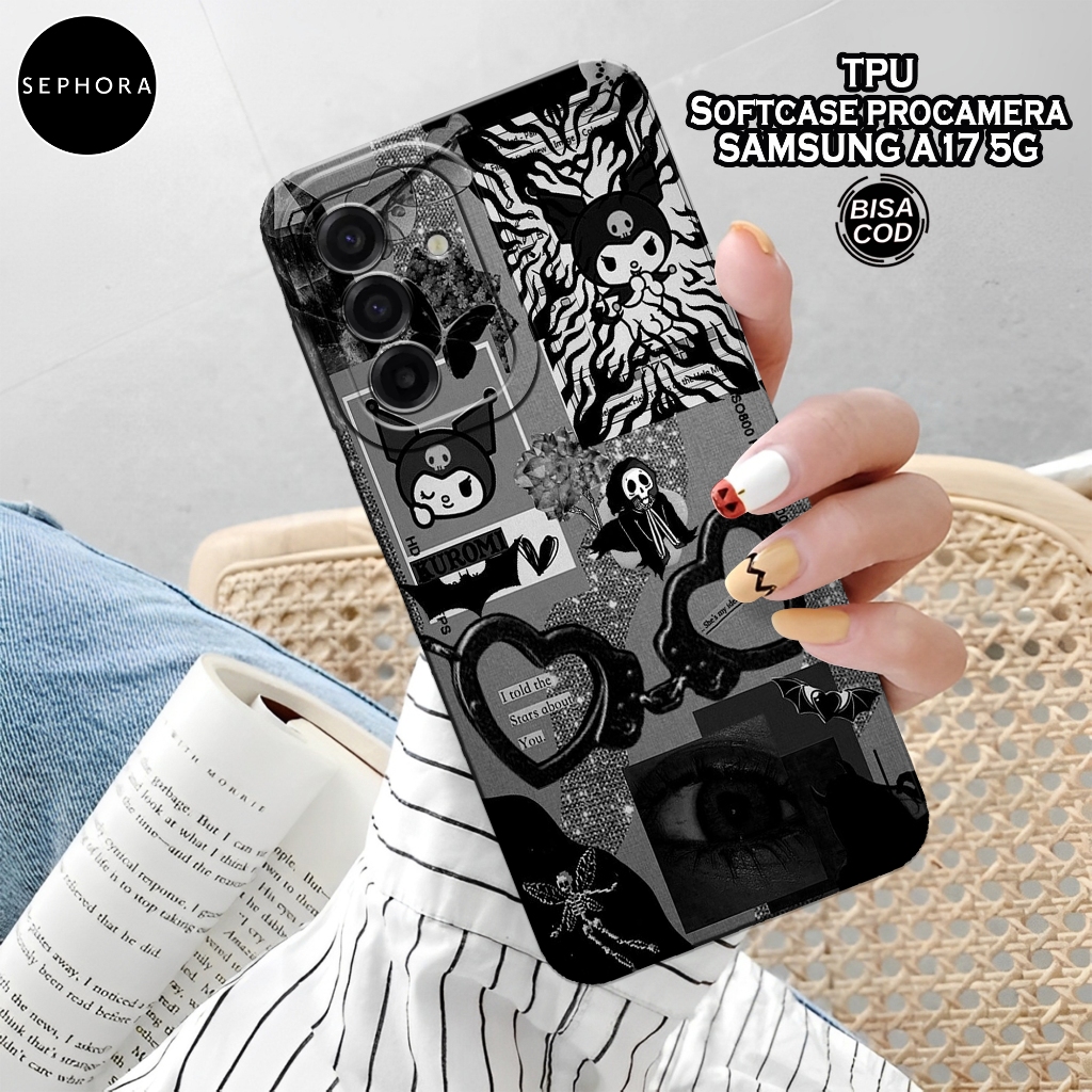 HP เคส Samsung Galaxy A17 5G 2025 ใหม่ล่าสุด - เคสแฟชั่นน่ารัก - Samsung A17 5G Softcase - เคสกล้อง 