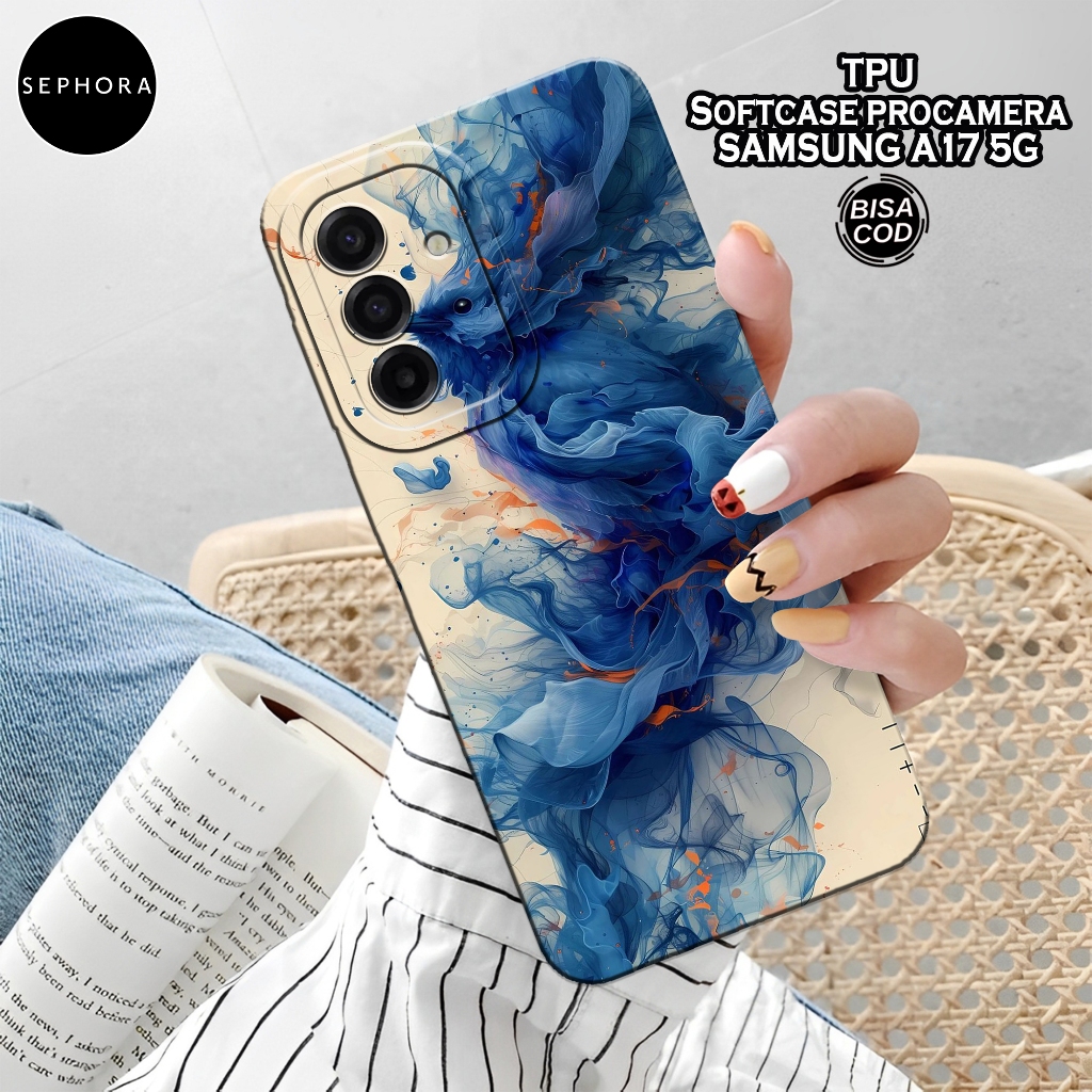 HP เคส Samsung Galaxy A17 5G 2025 ใหม่ล่าสุด - เคสแฟชั่นนามธรรม - Samsung A17 5G Softcase - เคสกล้อง