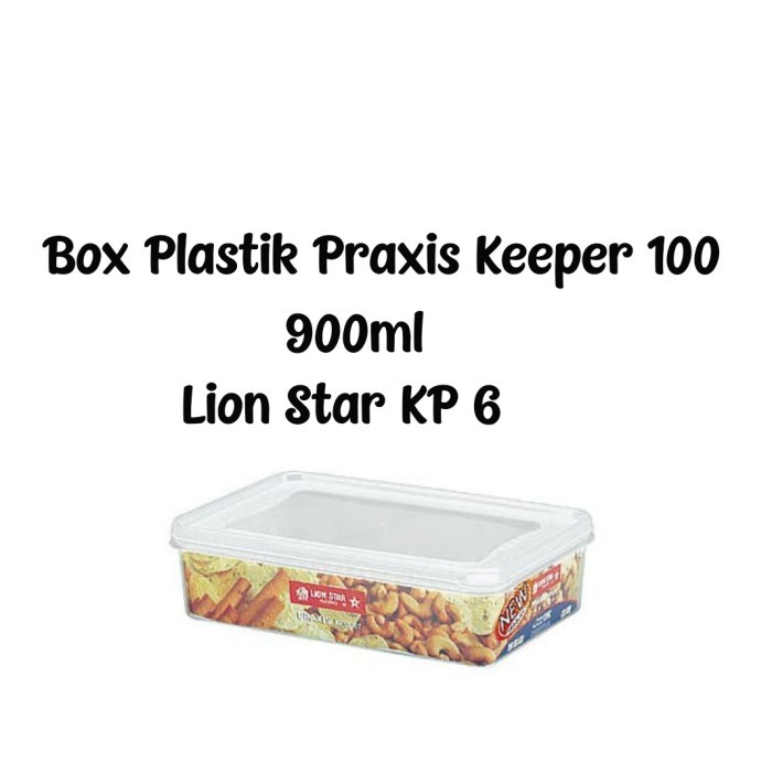 LIONSTAR KP 6 PRAXIS KEEPER 100 SEALWARE FOOD BOX JAR 900 ml