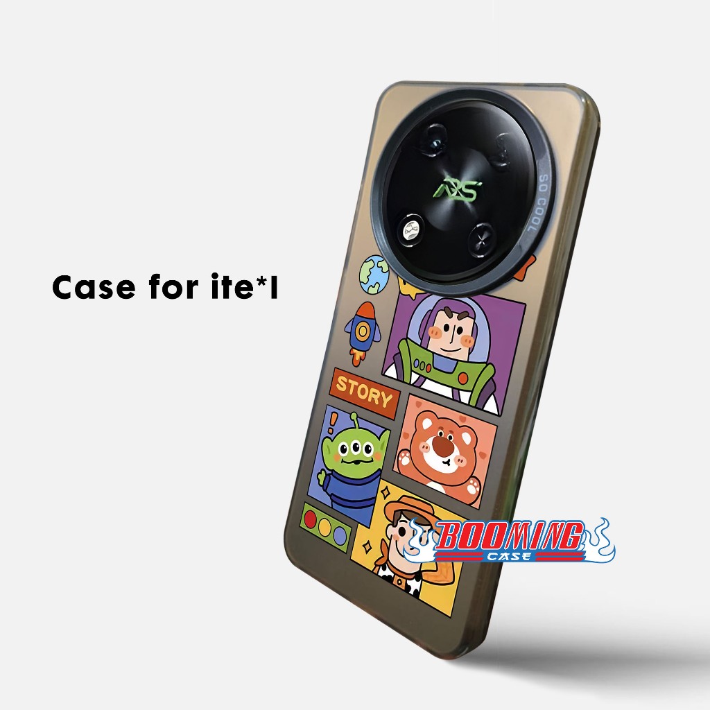 CASE ITEL RS4 CITY 100 A50 A90 A60 A70 A80 P55 4G P65 S23 S25 S25 ULTRA - SO COOL HOLOGRAM PREMIUM M