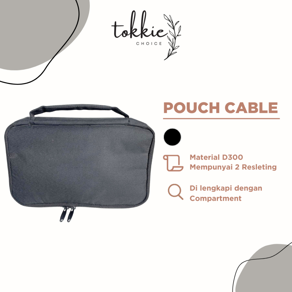 Tokie Pouch Cable Pouch กระเป๋าสายชาร์จมัลติฟังก์ชั่น