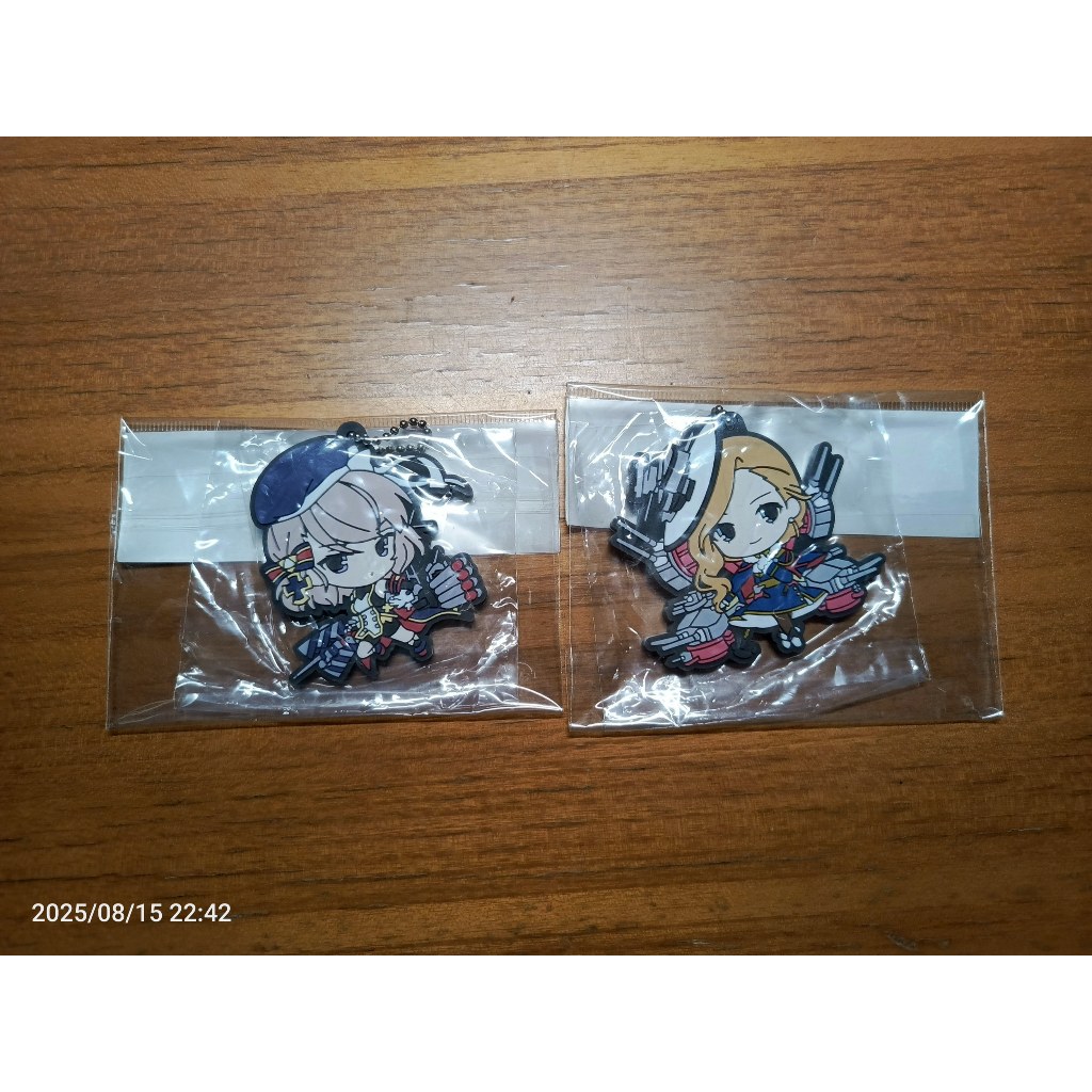 Azur Lane Capsule Rubber Mascot (Hood, Z23, Akashi) & Illustrious Phone Strap Keychain