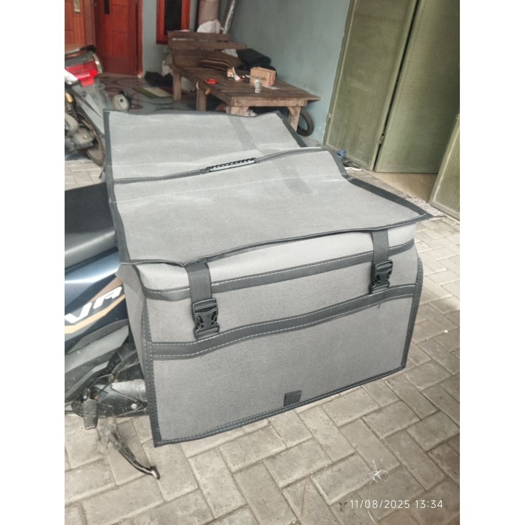 Shopee Express กันน้ํา Small Motorcycle Courier Bag กระเป๋า Obrok กระเป๋าไปรษณีย์ ราคา ถูกที่สุด ดีลบีเคเค แกลเลอรีภาพที่ 6