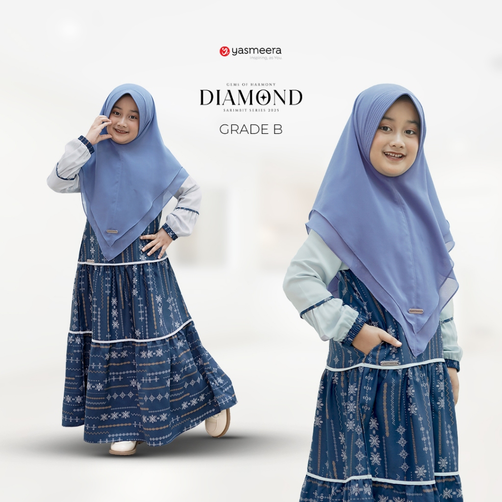Yasmeera Official | ชุดเดรสเพชร Kids Grade B