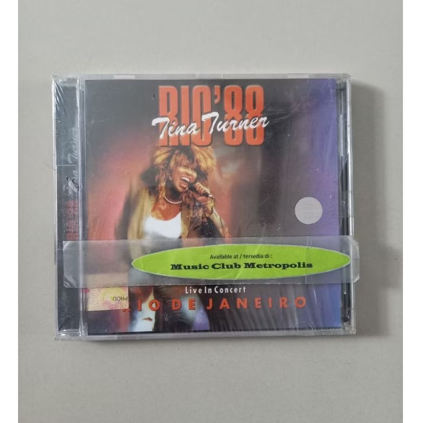 VCD TINA TURNER - LIVE IN CONCERT RIO DE JANEIRO (RIO88)