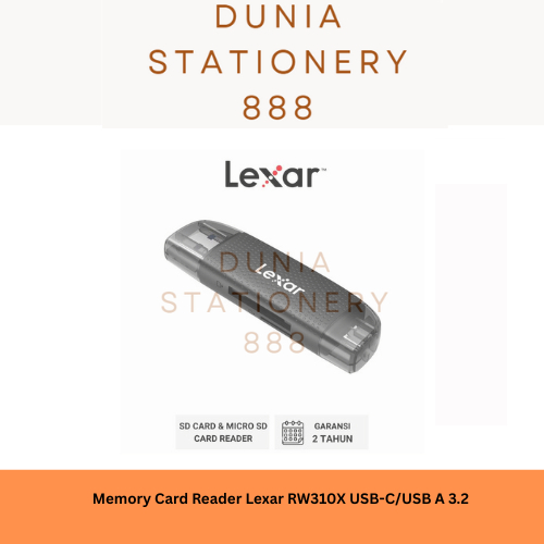 Lexar Dual Slot RW310X USB 3.2 Type A / Type C Card Reader SDcard / MicroSD