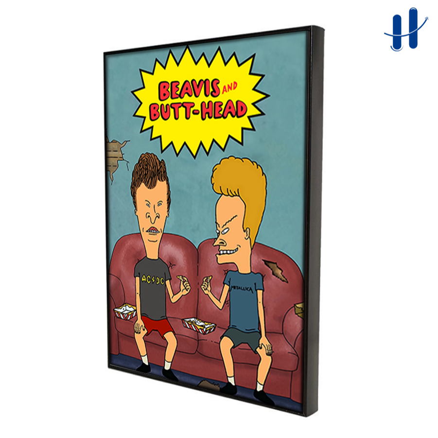 Haydecor Beavies Butt Head Frame Band Wall ตกแต่งตกแต่งห้องตกแต่งความงาม