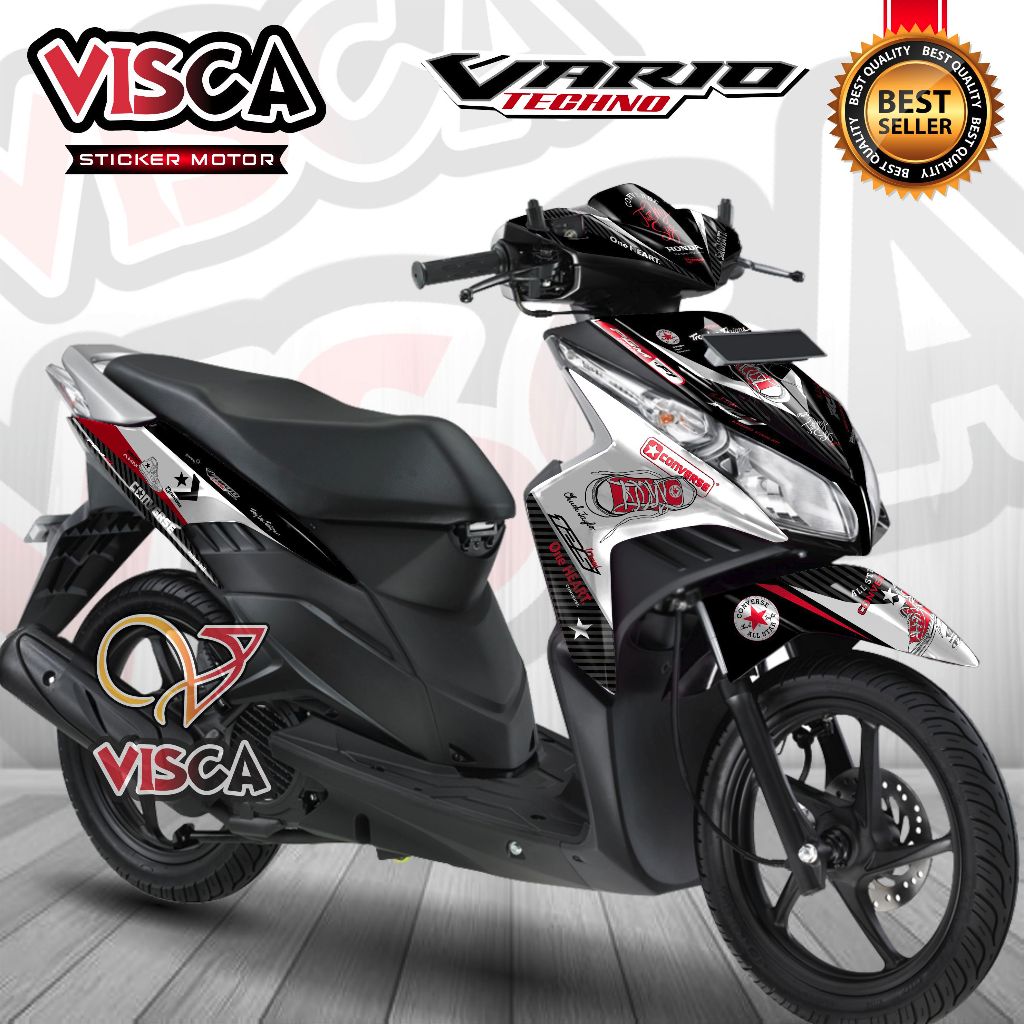 Decal Vario 110 Techno Full Body Sticker Vario 110 Techno Full Body Striping Vario 110 Techno Conver