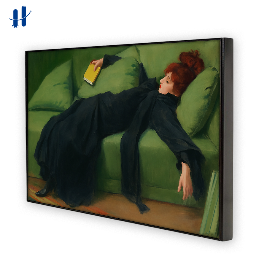Haydecor Woman The Repose Frame Wall Decorative Room Display Aesthetic Minimalist