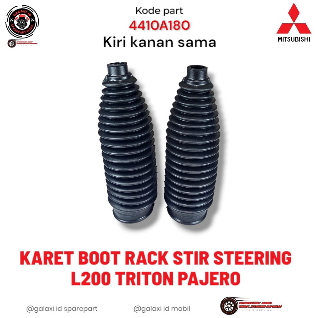 บูทยางพวงมาลัยแร็คพวงมาลัย l200 Triton Pajero 4410A80 GALAXI ID