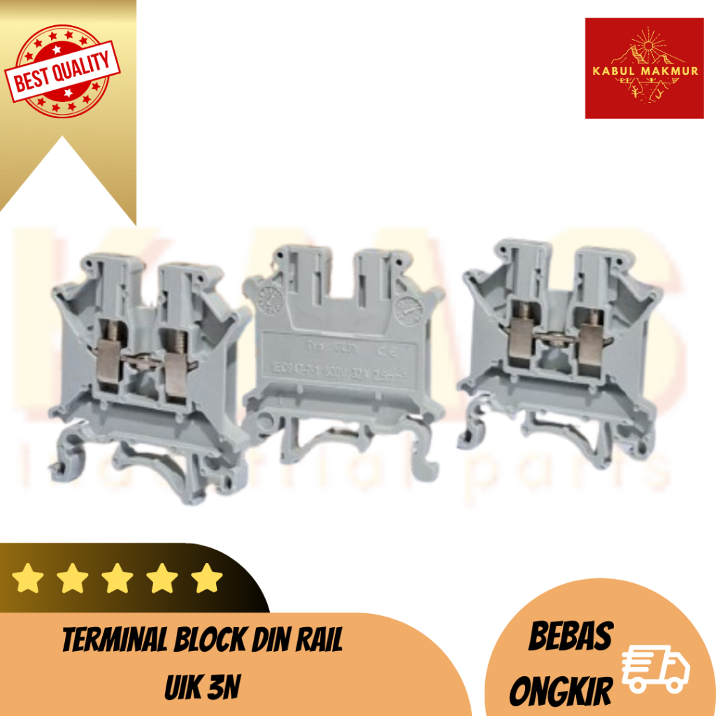 UK-3N / Terminal Block Din Rail UK3N 800V 32A
