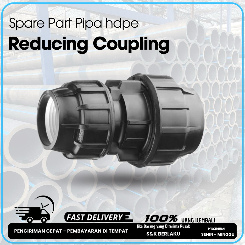 ข้อต่อท่อ Hdpe ลดขนาด 50x40 |ข้อต่อท่อ ข้อต่อท่อ hdpe | อะไหล่ท่อ Hdpe