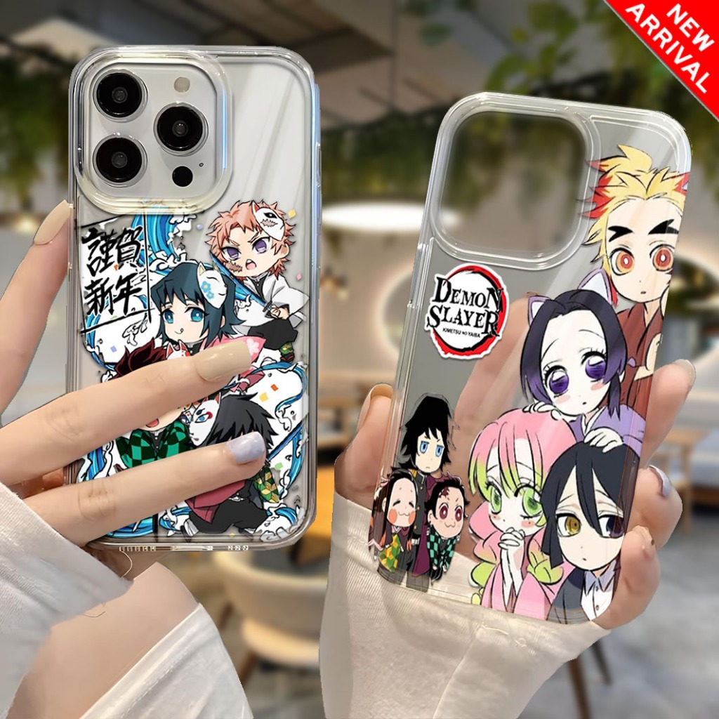 DEMON SLAYER สําหรับ MOTOROLA G45 5G / G34 5G - เคสใส GLOSSY - DA38 - OTHER TYPE CHAT ADMIN