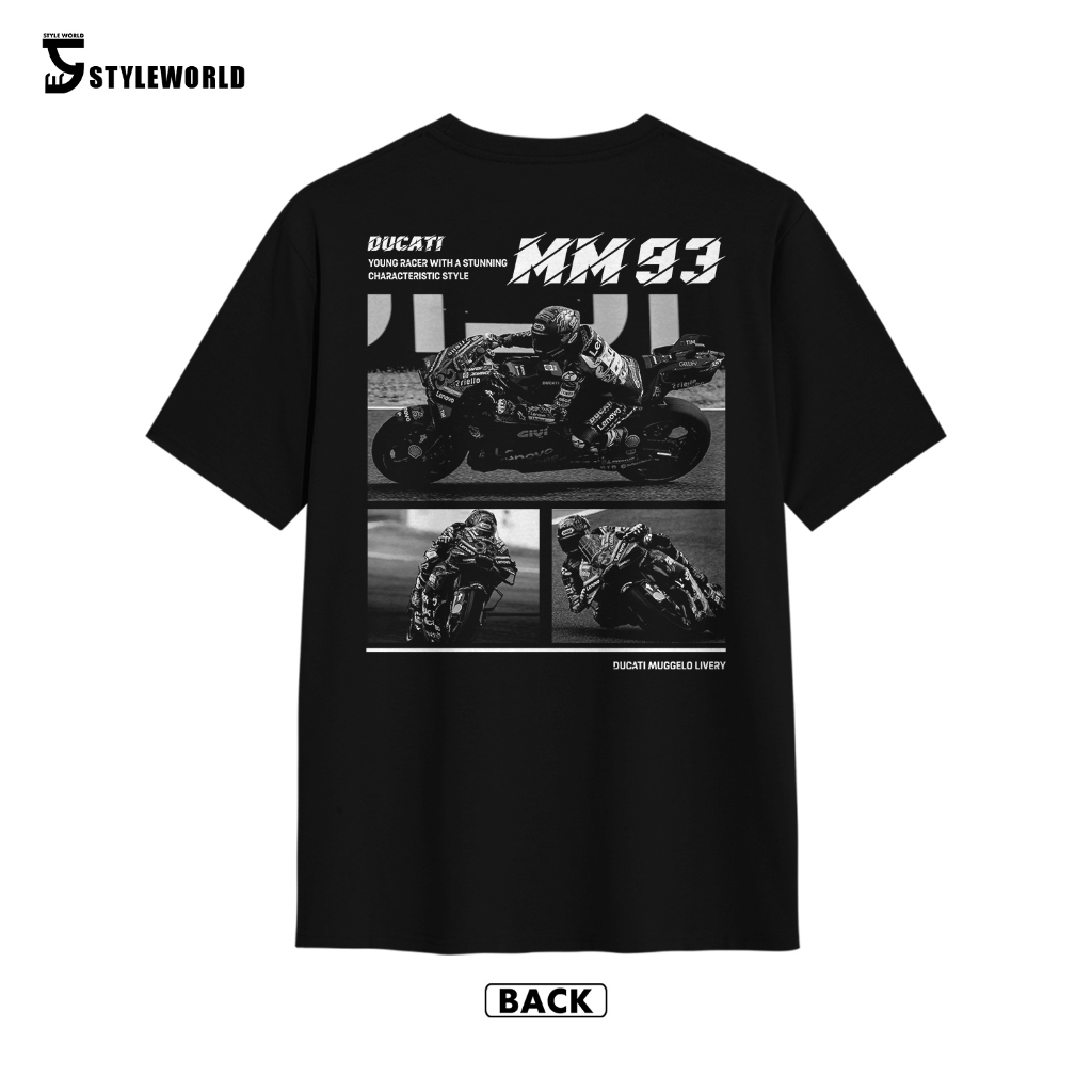 เสื้อยืด Marc Marquez 93 Motogp 24s Cotton Combed Sw-15