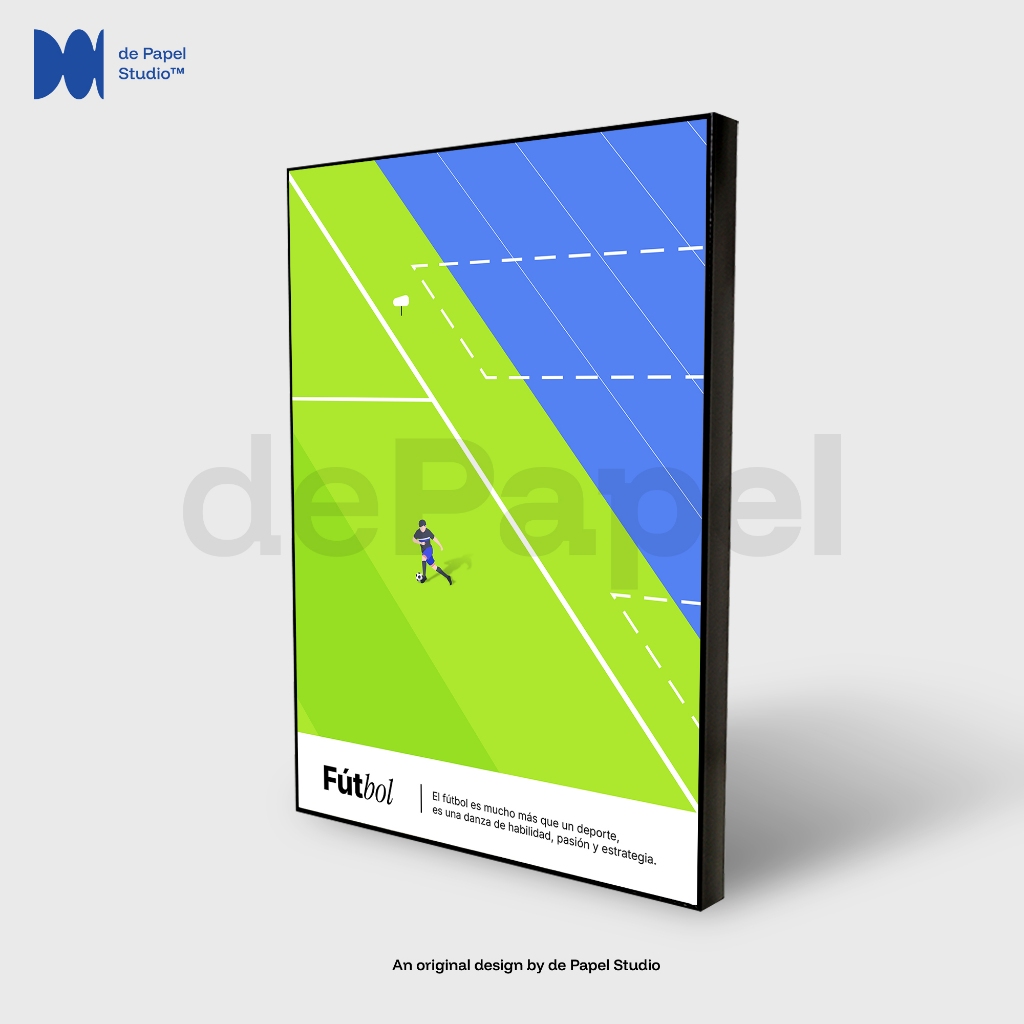 กระดาษเช็ดเดอ | Futbol กรอบโปสเตอร์ตกแต่งผนัง