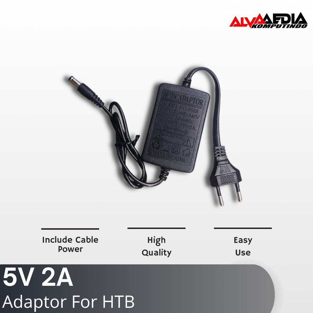 5V 2A ADAPTER สําหรับ HTB