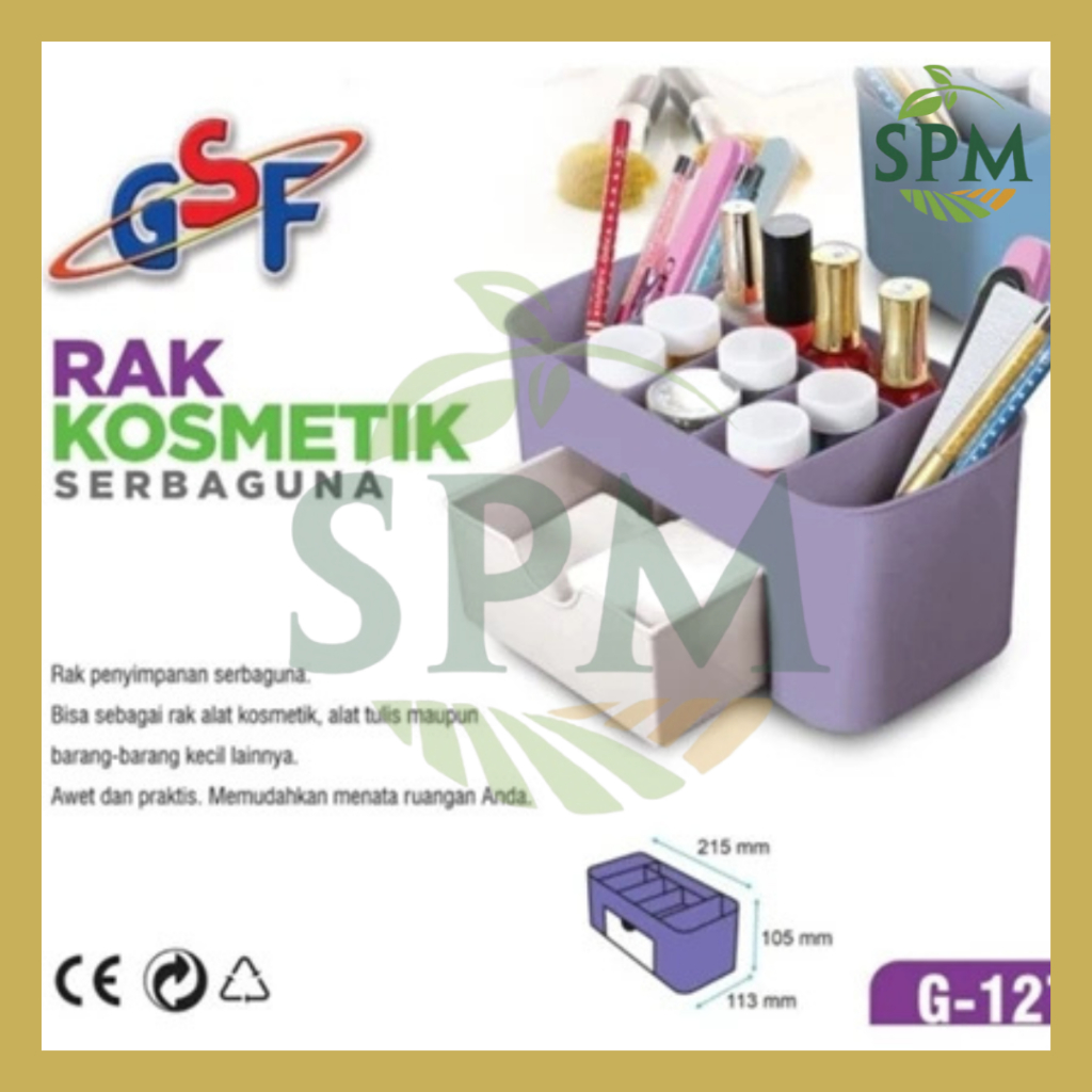 SPM ชั้นวางเครื่องสําอางสกินแคร์พลาสติก GSF G-127