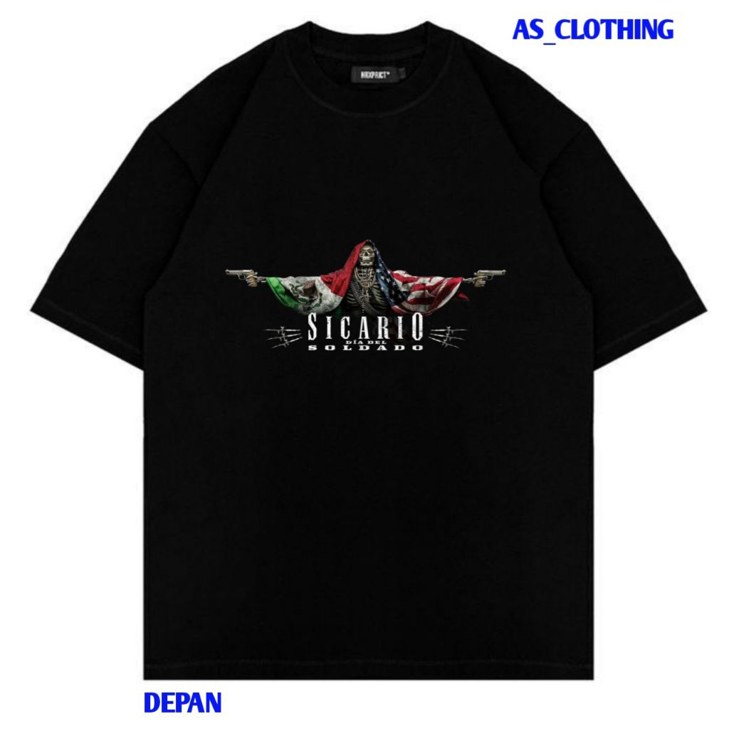 Sicario Soldado Mexico SE Sienta As เสื้อผ้าผ้าฝ้าย combad24s เสื้อ distro