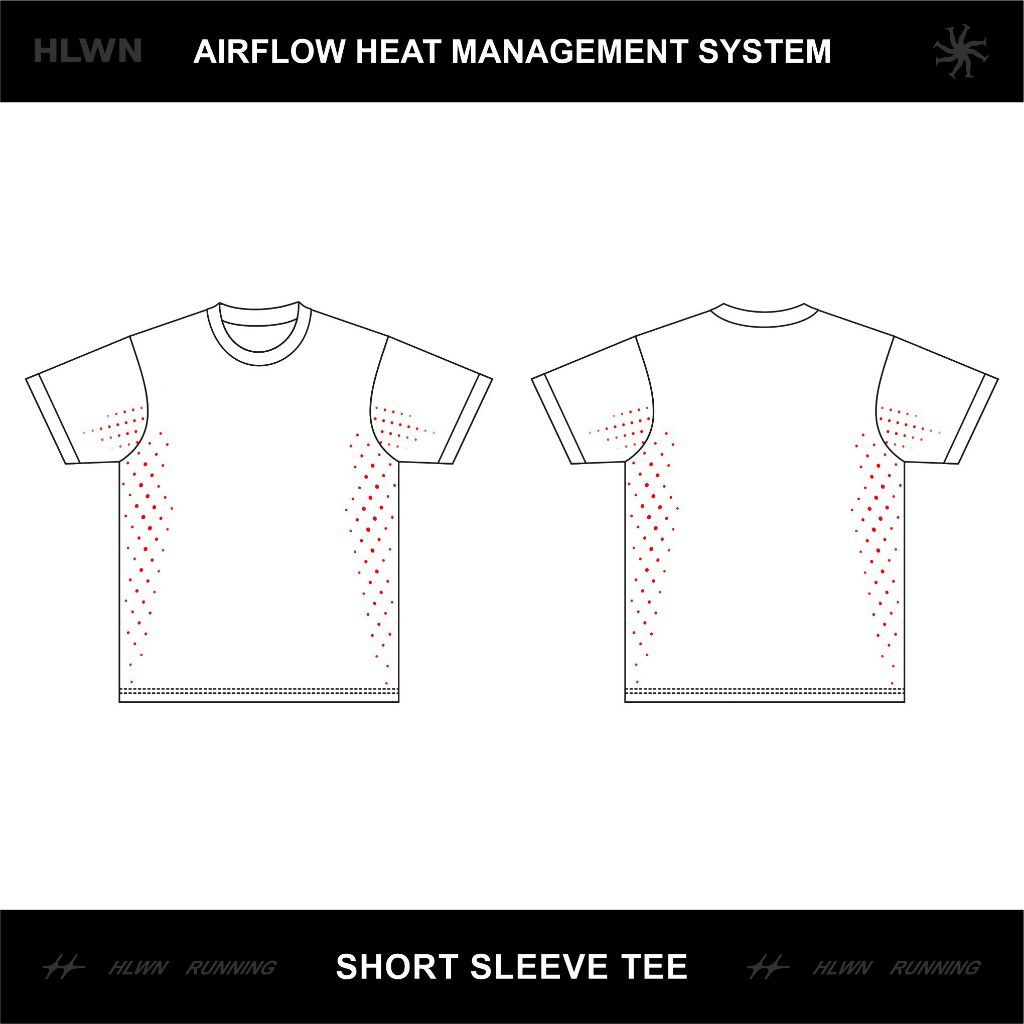 HLWN Running เสื้อยืดแขนสั้นผู้ใหญ่ สีดํา - Kaia - รูปที่ 2