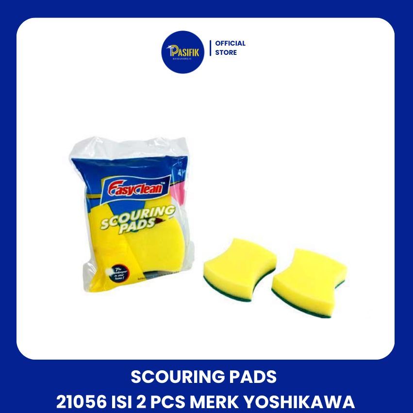 DISHWASHING SPONGE SET แผ่นรองเสริม 2 ชิ้น 21056 ยี่ห้อ YOSHIKAWA