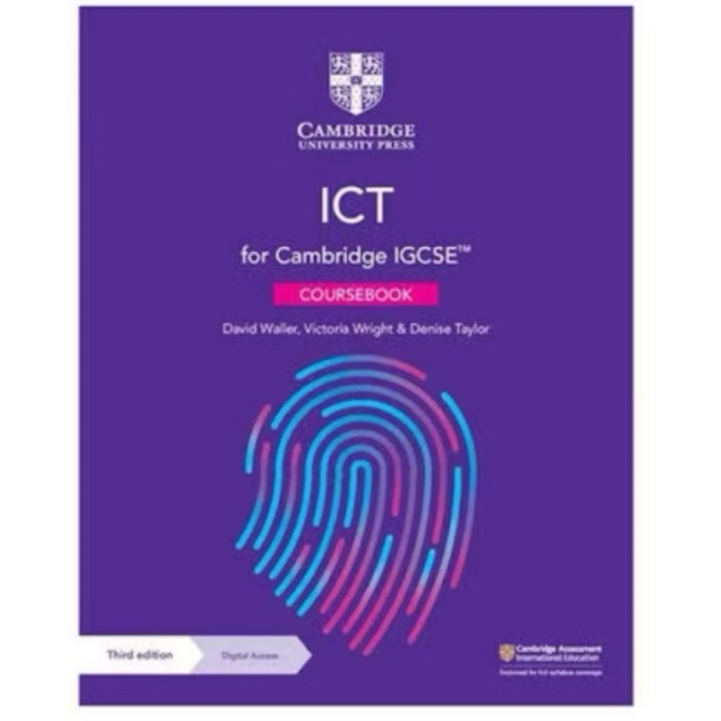 หนังสือ ICT สําหรับ CAMBRIDGE IGCSE COURSEBOOK สีเต็ม
