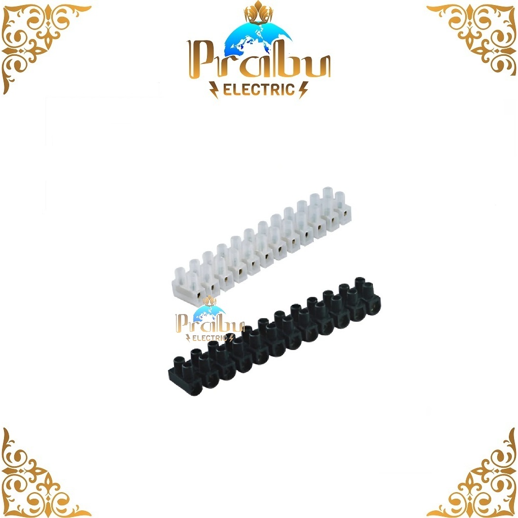 TERMINAL BLOCK KRUSTIN 16mm 30A / TERMINAL BLOCK KRUSTIN 16mm 30A สีดําสีขาว