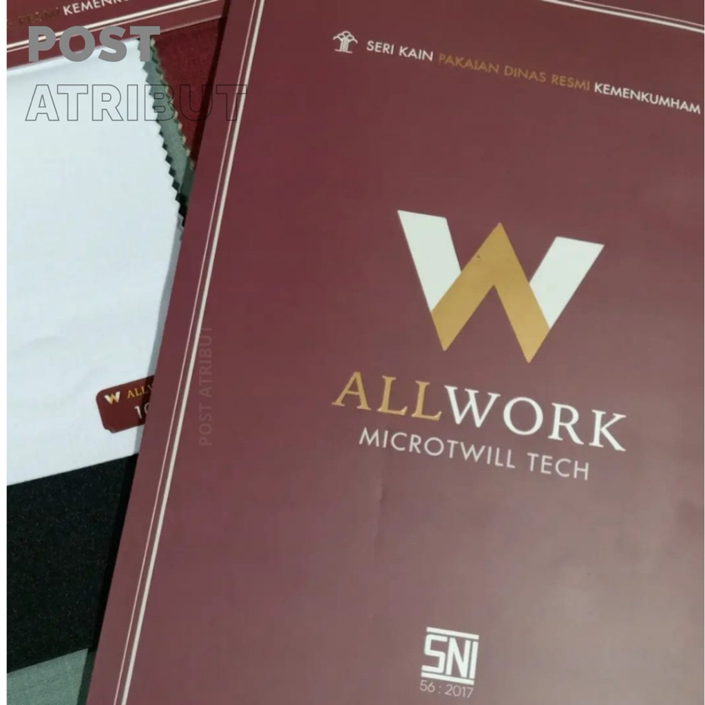 ใหม่ล่าสุด ALLWORK KEMENKUMHAM Service Uniform Material / Service Uniform Material / PDL Uniform Mat