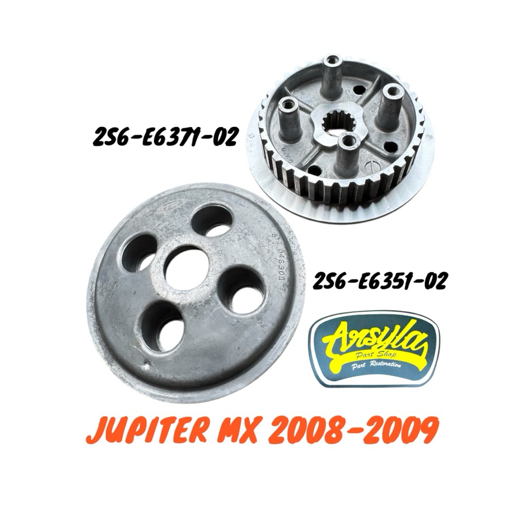 4 ขาคลัทช์ versus ซับคลัทช์ที่อยู่อาศัยyamaha jupiter mx 2007 2008 2009 2S6-E6351-02 และ 2S6-E6371-0