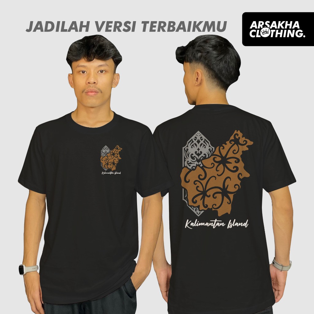 Kalimantan Island Dayak Culture DB เสื้อยืด Karun Combed 30s Distro เสื้อโดย Arsakha Clothing