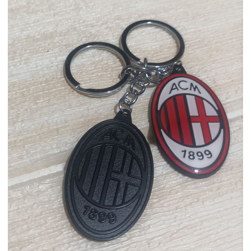 GANTUNGAN พวงกุญแจสโมสรฟุตบอลยุโรป Italian League ACM Rossoneri ACMilan Milanisti