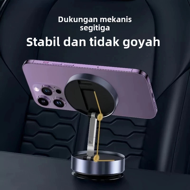 HP Magnetic Phone Holder CH 504 Magnetic Phone Holder| MAGNETIC PHONE HOLDER 1 SECOND + 360 ROTATION