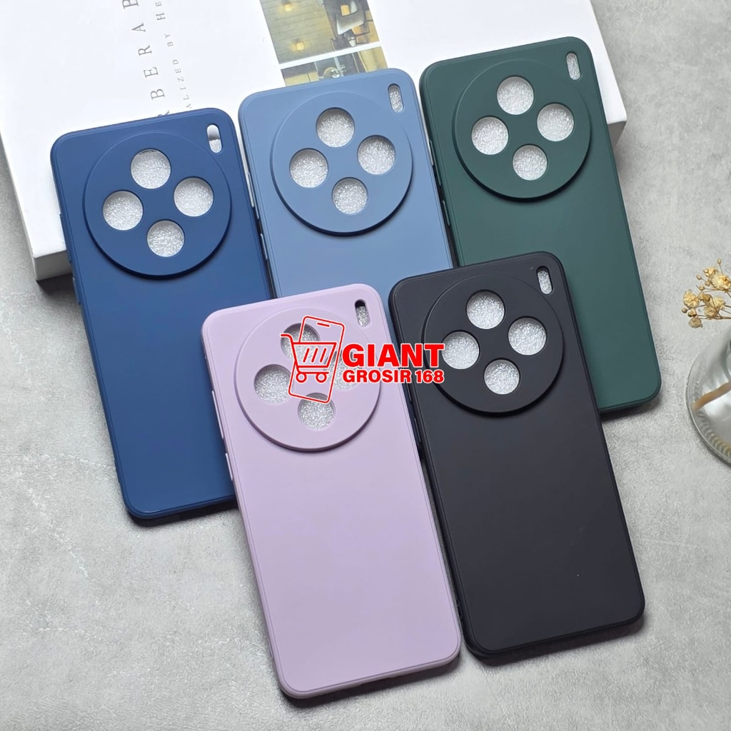 VIVO X200 CASE MACAROON SQUARE LIQUID CASE VIVO X200