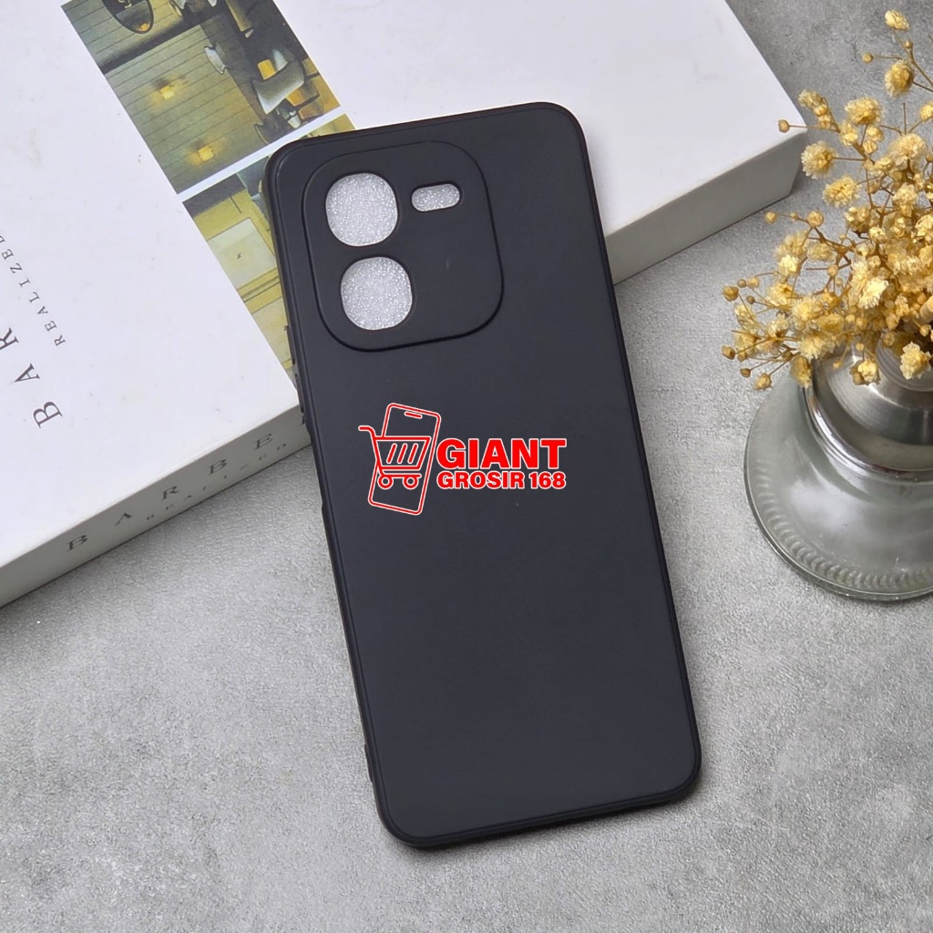 IQOO Z9X CASE MACAROON BLACK SILICON สีดํา IQOO Z9X