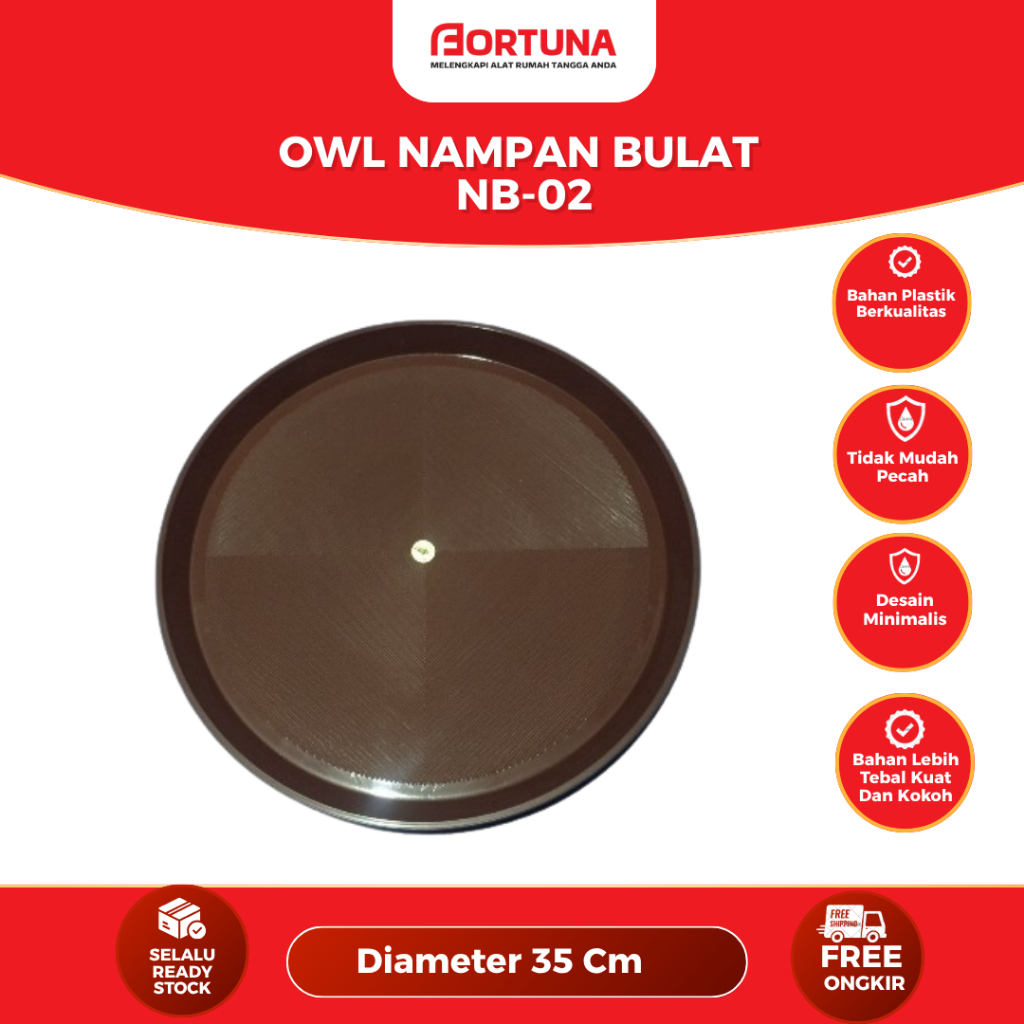NAMP ROUND FOOD TRAY NB-02 OWL
