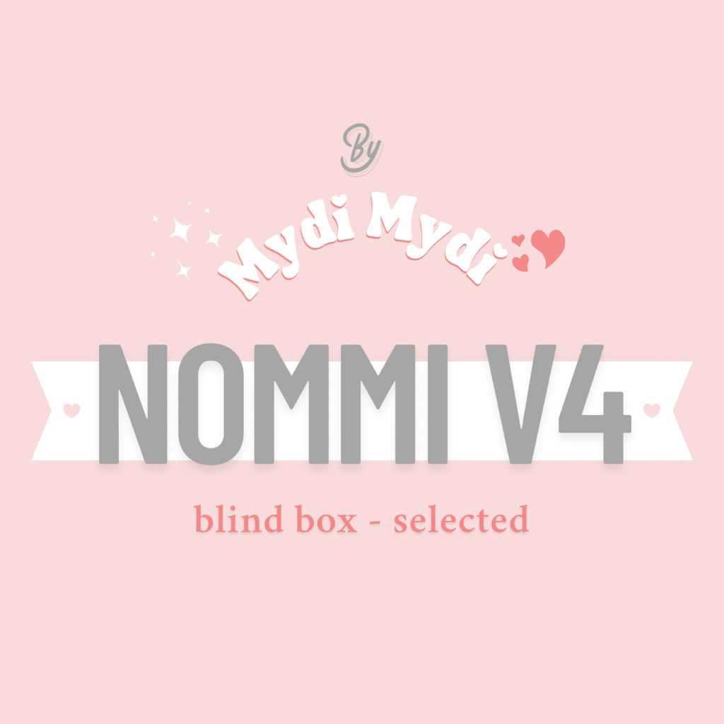 - NOMMI V4 BLIND BOX SELECTED PLUSHIES BAG CHARM