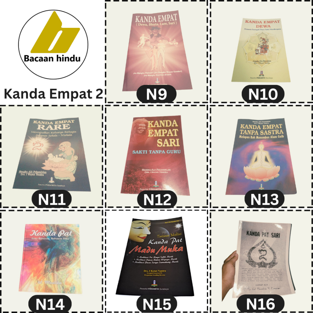 หนังสือ Kanda Four 2 Gods Bhuta Lare Sari ไม่มีวรรณกรรม Secret Science Guidance ศาสนาสมาธิ Hindu Bal