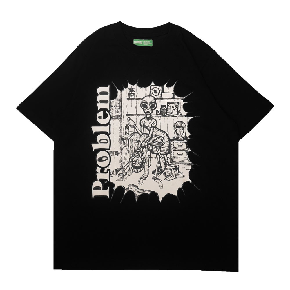 Problem Club - เสื้อยืด - Basic - Haltuf - สีดํา