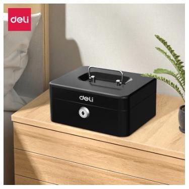 Deli Money Safe / กล่องเงินเหล็ก / กล่องเงินสดพาร์ติชั่น ET500